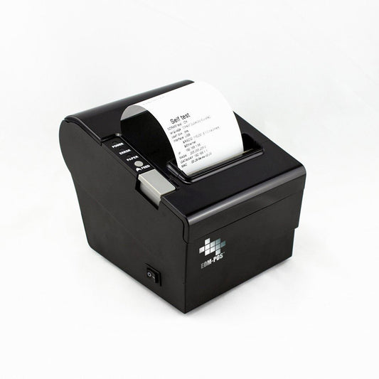 EOM - POS Thermal Receipt Printer - USB, Ethernet/LAN, & Serial Ports - Auto Cutter - Beeper/Buzzer - Cash Drawer Port - Paper Width 3 1/8" (80mm) - EOM - POS