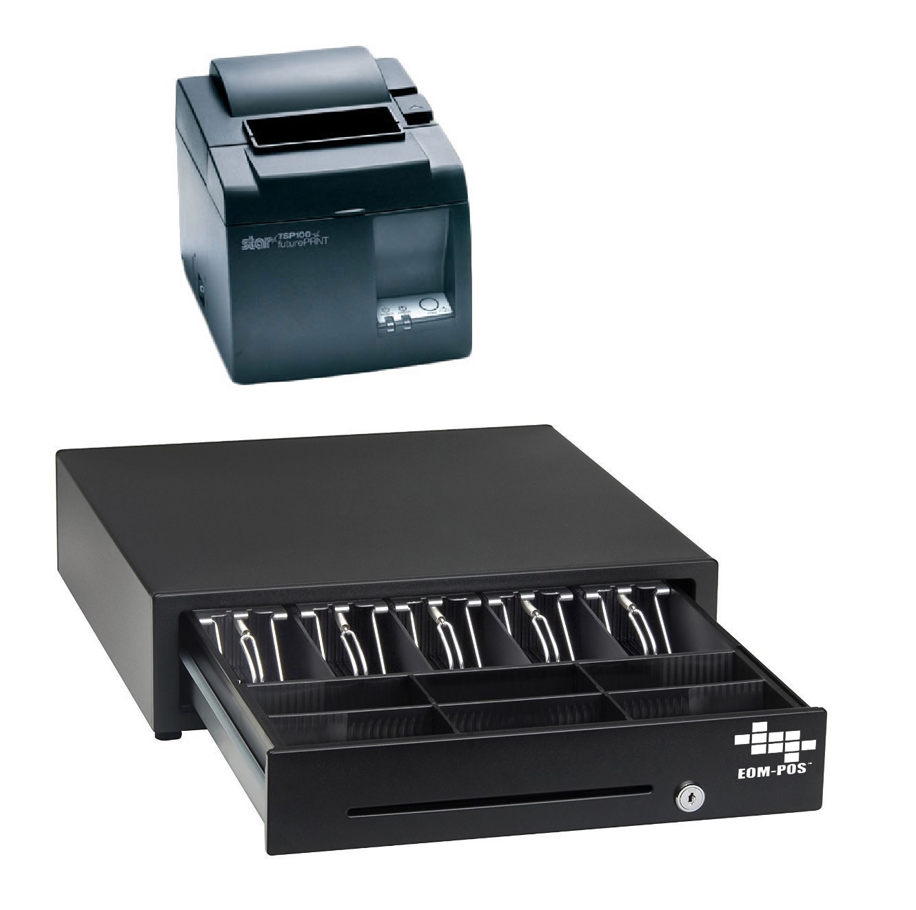 Pos Hardware Bundle For Square Stand Cash Drawer And Thermal