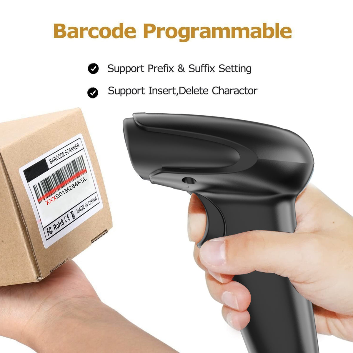 Wireless Barcode Scanner For Shopify POS