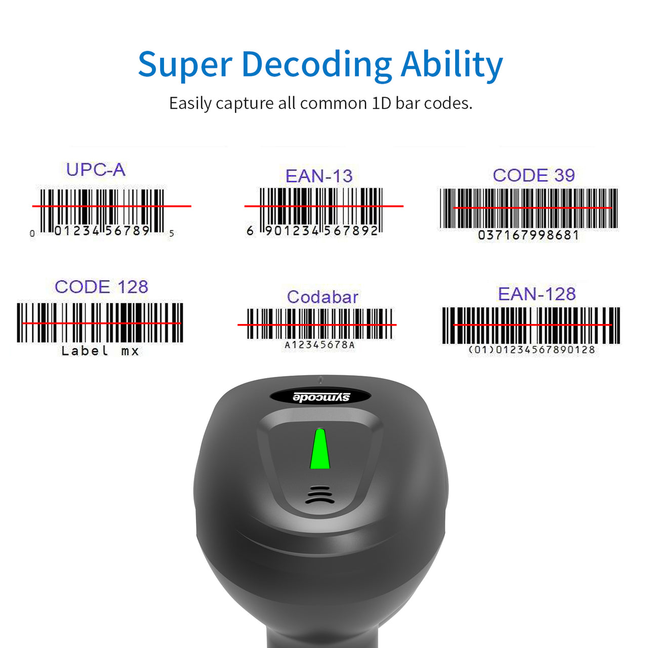 Wireless Barcode Scanner For Shopify POS