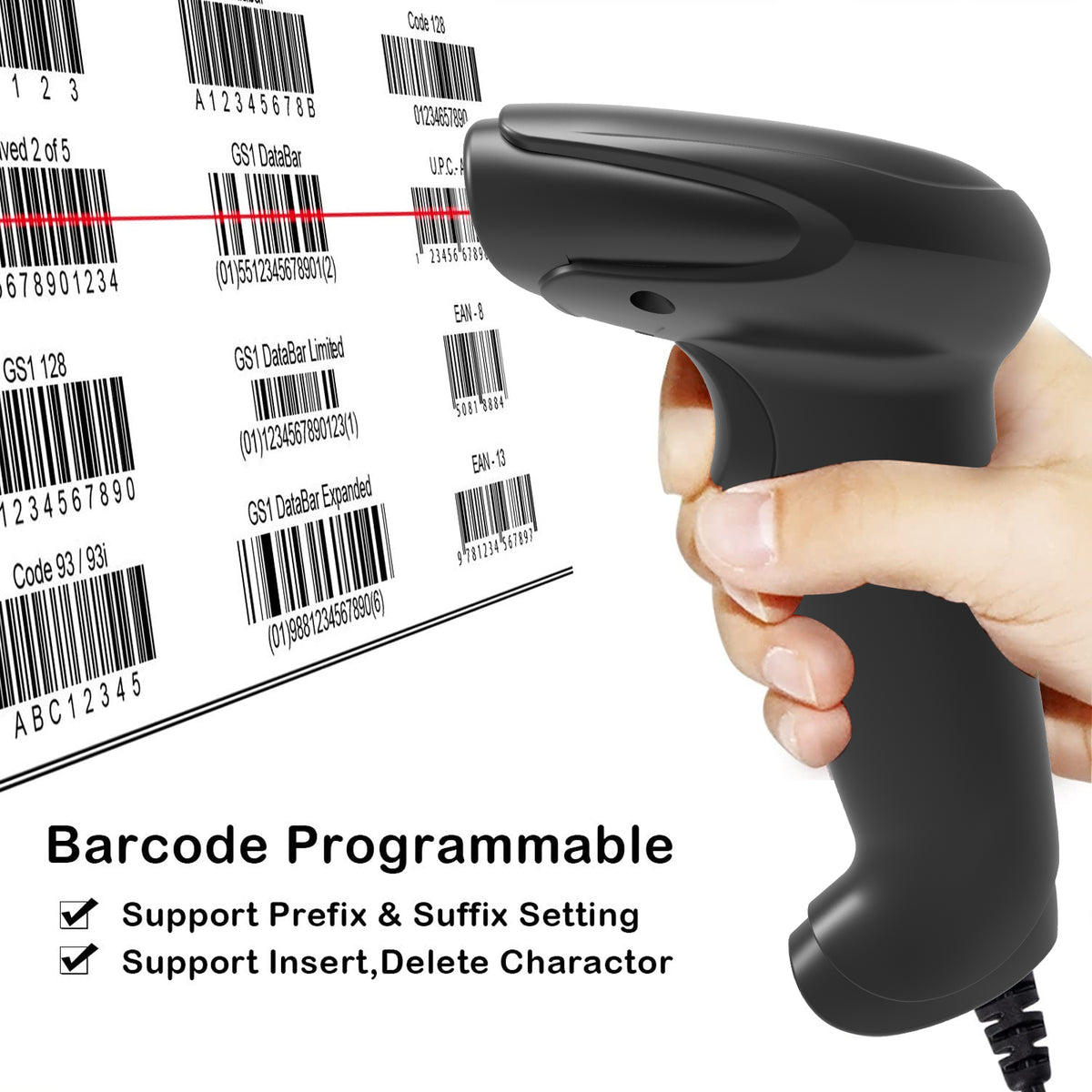 Wireless Barcode Scanner For Shopify POS