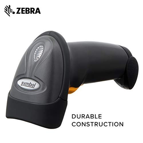 Symbol Zebra LS2208 Series Corded Handheld Standard Range Laser Scanner Kit with Gooseneck Stand and Cable Twilight Black LS2208 - SR20007R - NA - EOM - POS