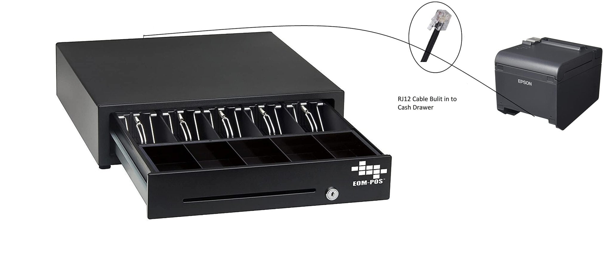 トム 　EPSON レジスタンド 4トレイ　キャッシュドロアー キャッシュドロアー HS-4145 エアレジ×スマレジ×ユビレジ対応 | POS