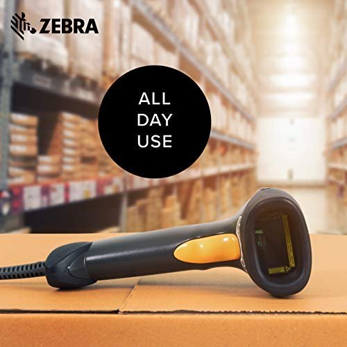 Symbol Zebra LS2208 Series Corded Handheld Standard Range Laser Scanner Kit with Gooseneck Stand and Cable Twilight Black LS2208 - SR20007R - NA - EOM - POS