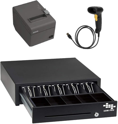 Square-Compatible POS Hardware Bundle – Receipt Printer, Cash Drawer & Optional Barcode Scanner