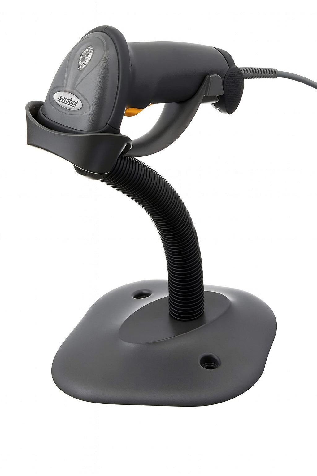 Symbol Zebra LS2208 Series Corded Handheld Standard Range Laser Scanner Kit with Gooseneck Stand and Cable Twilight Black LS2208 - SR20007R - NA - EOM - POS